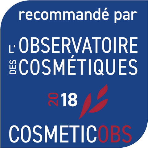 logo recommande par l'observatoire des cosmetiques 2018
